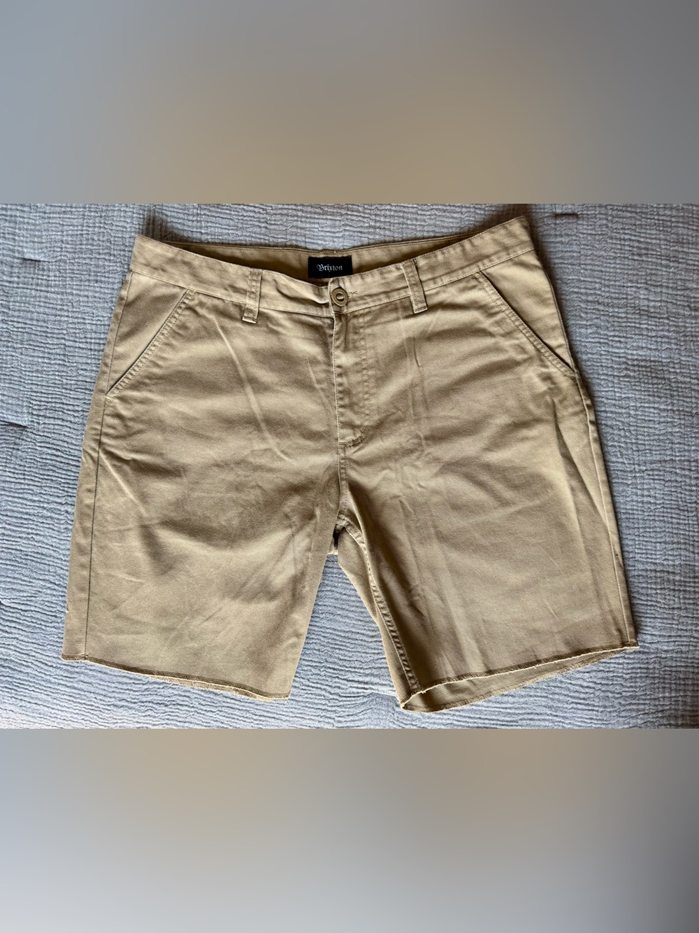 Brixton Khaki Tan Chino Shorts